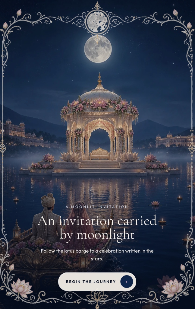Moonlit Lotus Barge — Udaipur Lotus Reveal