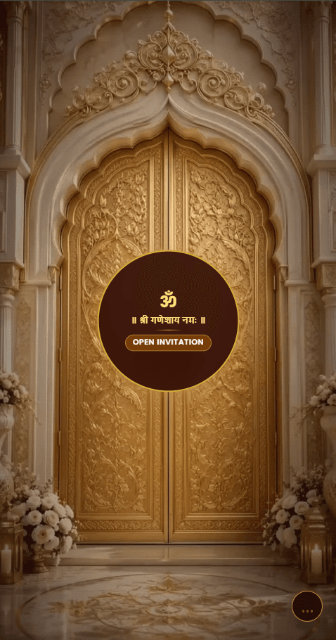 Shree Ganesh Utsaav Royal Invitation
