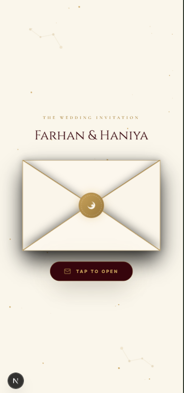 Elegant Ivory & Gold Nikah