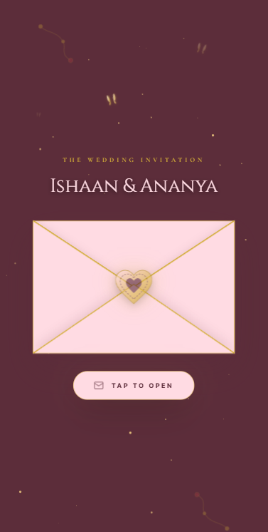 Royal Pastel Hindu Envelope