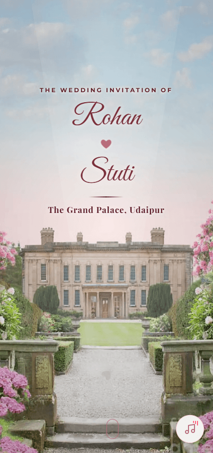 Blush Rose Garden Romance